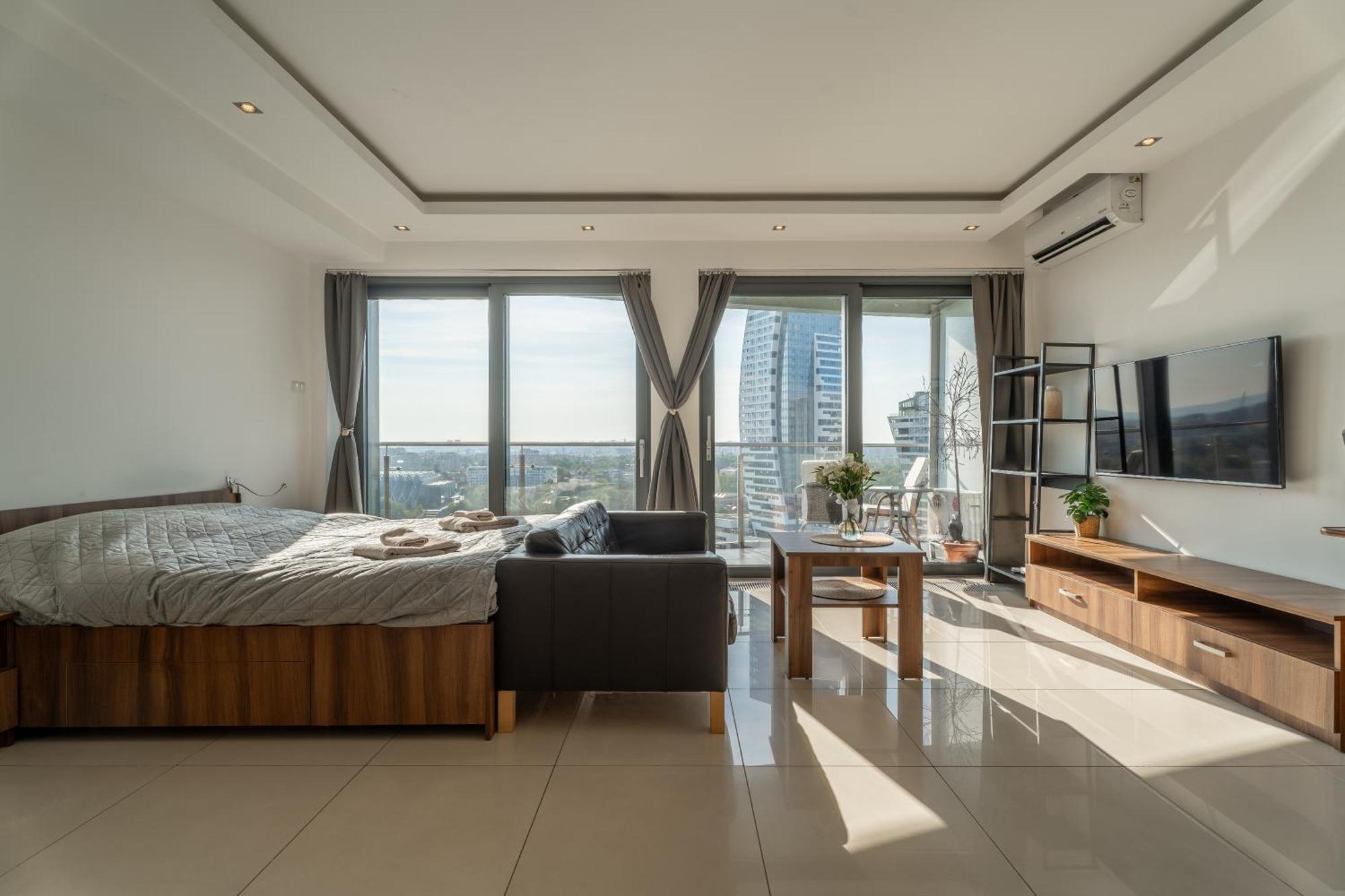 Apartment Capital Towers Premium Sunset 15th Floor & Darmowy Parking Podziemny Rzeszow